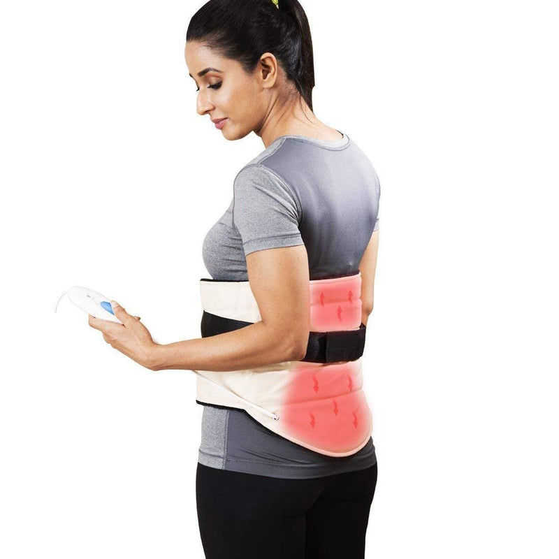 Spancare Orthopedic Electric Heating Pad Heat Therapy Belt for Lumbar Back Pain Relief