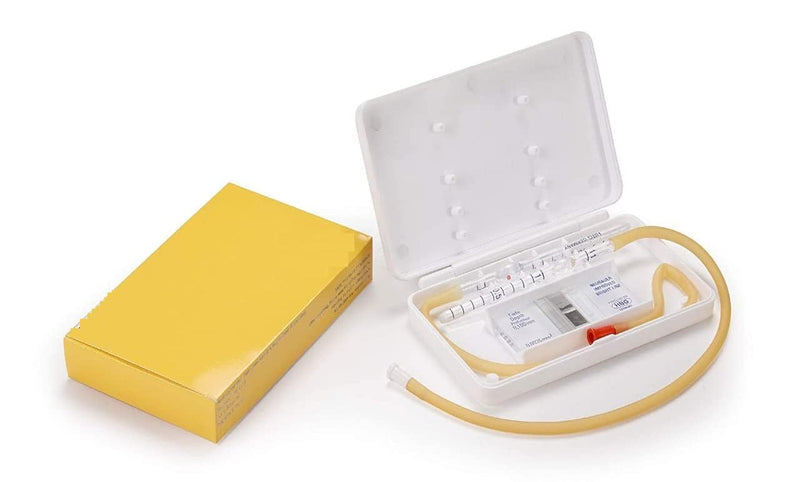 Glass Neubeur Blood Counting Chamber Brightlined, German Complete Haemocytometer Set for Pathology (Yellow)