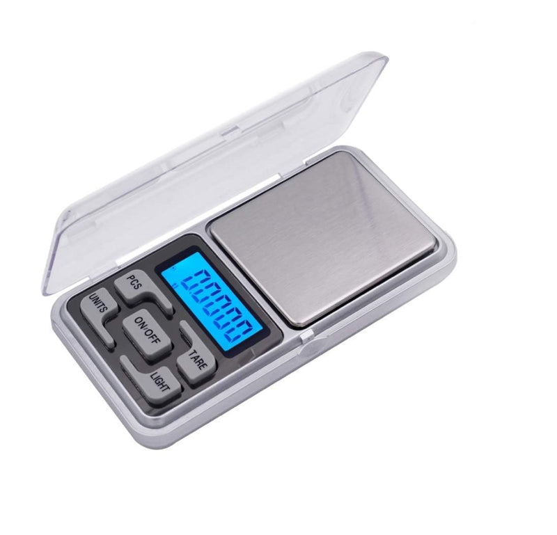 Spancare Pharamaceuticals Mini Pocket Weighing Scale Digital Pocket LED Weighing Scale with Auto Calibration, Tare Function, 0.01g- 200g Capacity (Silver) - 2