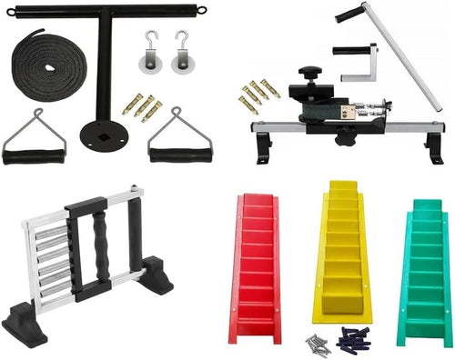SPANCARE PHARMACEUTICALS Shoulder Wheel with Wrist Exerciser, Shoulder T Pulley, Finger Gripper, Plastic (Finger Ladder)