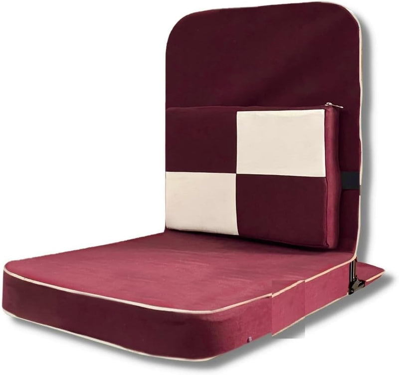 SPANCARE PHARMACEUTICALS Meditation Large Relaxing Buddha Meditation Chair with Back Support Cushion (100% Cotton, Seat Size: 21x18 inches) Black