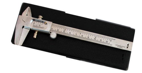 SPANCARE PHARMACEUTICALS_Stainless Steel Vernier Caliper Slide Calliper Measures Upto 12.5cm with Plastic (Pack of 1)
