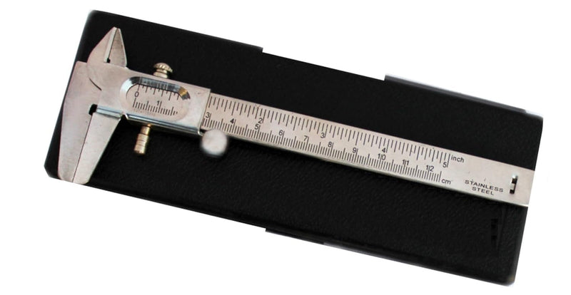 SPANCARE PHARMACEUTICALS_Stainless Steel Vernier Caliper Slide Calliper Measures Upto 12.5cm with Plastic (Pack of 1)