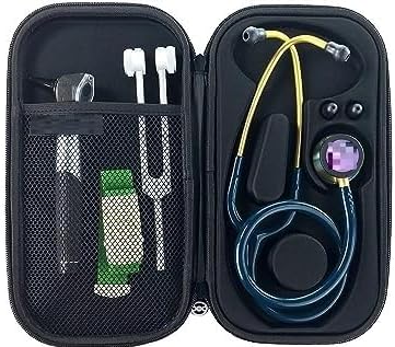 Spancare Stethoscope Case Hard case Littman Compatible with Military Grade Protection & Waterproof (Only case No Products & Stethoscope Inside)