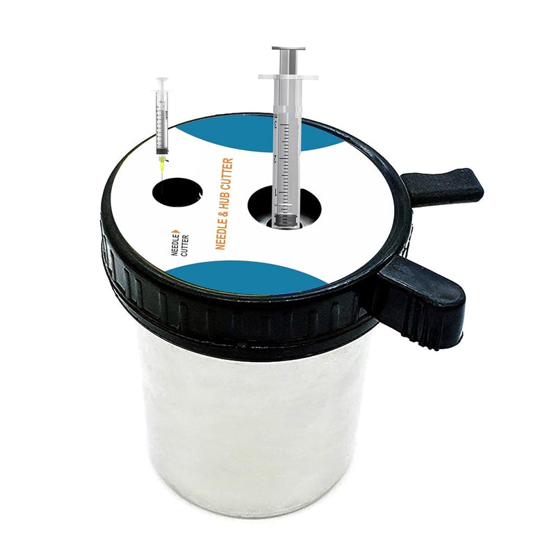 SPANCARE PHARMACEUTICALS Stainless Steel Manual Needle & Syringe Destroyer Hub Cutter Machine Capacity 500 ML