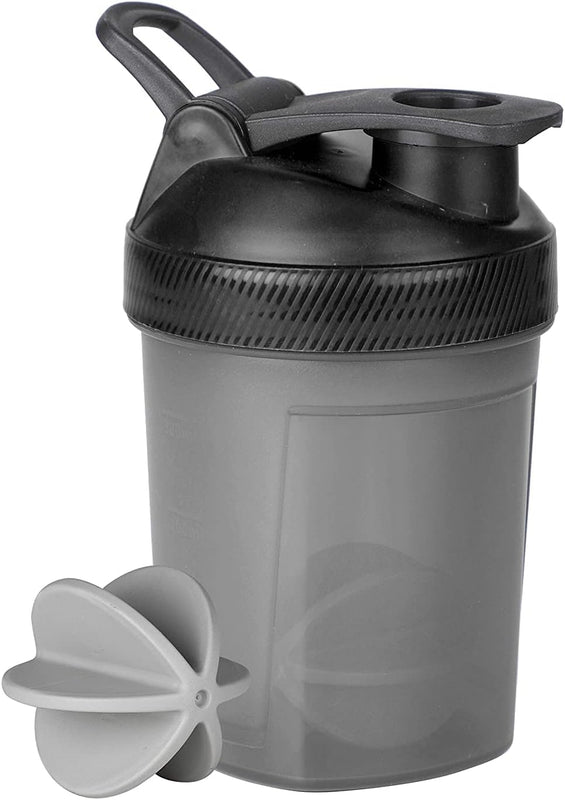 Spancare Sports Protein Shaker Bottle 300 ML (Pack of 2) Multicolor (Black)