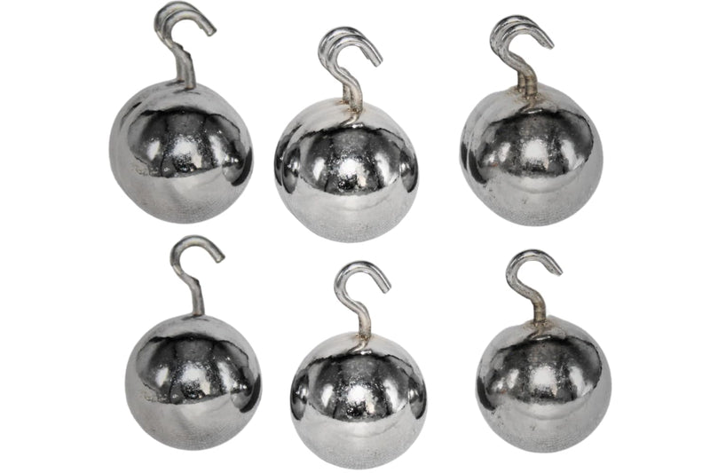 SPANCARE PHARMACEUTICALS Metal Simple Pendulum Bob Balls 25mm Diameter with Hooks for Physics lab Laboratory Experiment and General Purpose, Steel (Pack of 6)