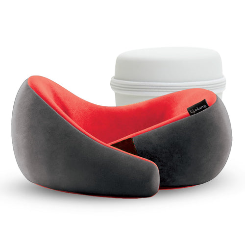 Memory Foam Travel Neck Pillow with Adjustable Support