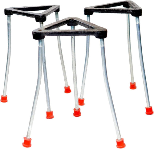 spancare pharmaceuticalsTripod iron stand for lab pack of 3 metal | bunsen burner support stand with wire gauge,size 6"x4" inches
