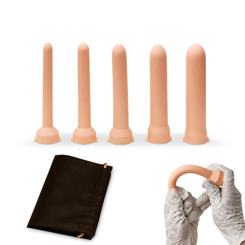 Soft Dilator Training Set in 5 Diameter Sizes - 1.7cm, 2.1cm, 2.5cm, 2.9cm, 3.3cm | Pack of 5