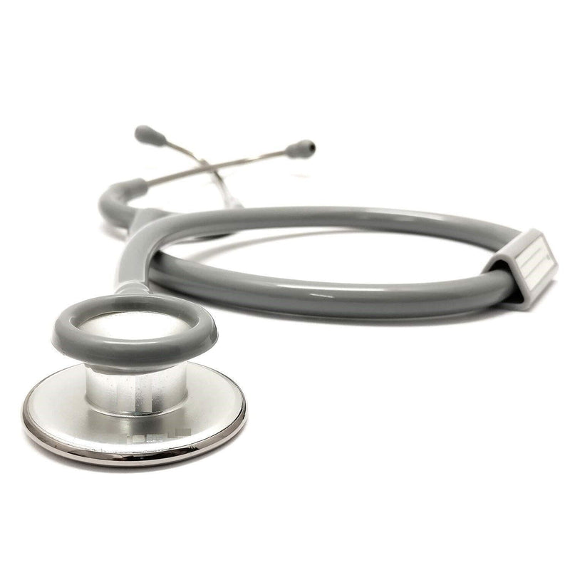 Spancare Silvery Stethoscope Light Weight alluminium (Grey Color Tube) (Pack of 1)
