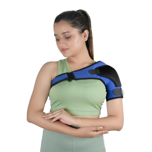 SPANCARE PHARMACEUTICALS Cuff Brace for Shoulder Pain Relief Neoprene Shoulder Support Brace for Men and Women for dislocated (Universal : 30""-41"")