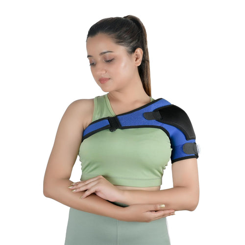 SPANCARE PHARMACEUTICALS Cuff Brace for Shoulder Pain Relief Neoprene Shoulder Support Brace for Men and Women for dislocated (Universal : 30""-41"")