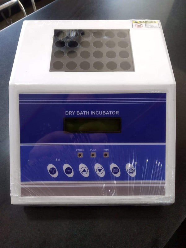 Spancare Drybath Incubator - 24 Holes x 12 Tubes Digital Display