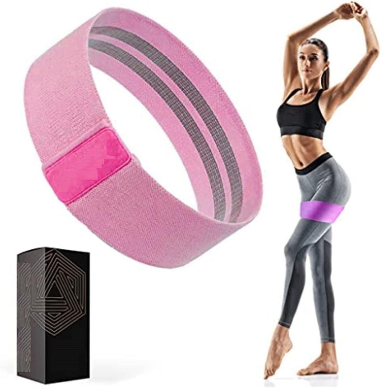 Spancare Fabric Resistance Band - Loop Hip Band for Women & Men for Hip, Legs, Stretching