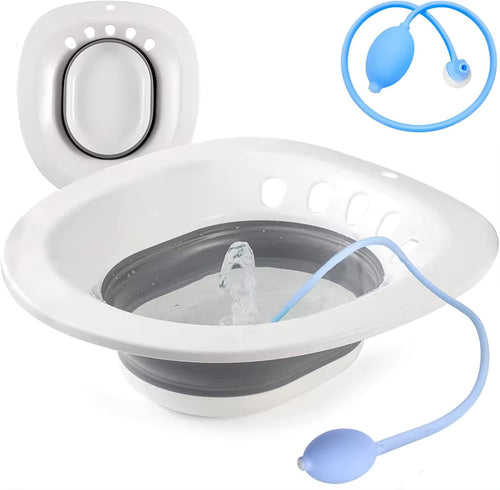 Sitz Bath Tub for Adult,Sitz Bath Tub,Portable Bath Tub for Adults,Sitz Bath,Foldable Bath Tub for Adults,Piles,Postpartum Essentials,Sitz Bath,Sitz Bath Tub,Sitz Bath Tub for Adult,White