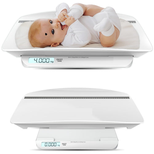 Digital Baby Weighing Scale with Height Meter & Baby Tray - Infant Weighing Machine - Up to 20Kg Weight Capacity - Accurate and Reliable Measurements