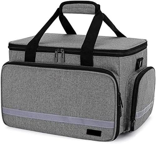 SPANCARE PHARMACEUTICALS Instrument Bag with Handle and Shoulder Strap for Travel, Home Health Care, Car, School, Hospital Visits, Emergencies