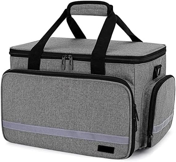 SPANCARE PHARMACEUTICALS Instrument Bag with Handle and Shoulder Strap for Travel, Home Health Care, Car, School, Hospital Visits, Emergencies