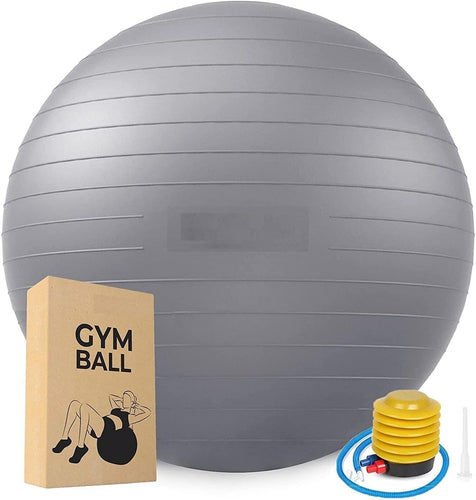 Spancare Gym Ball for Exercise Anti Burst Exercise Ball with Foot Pump for Workout Yoga