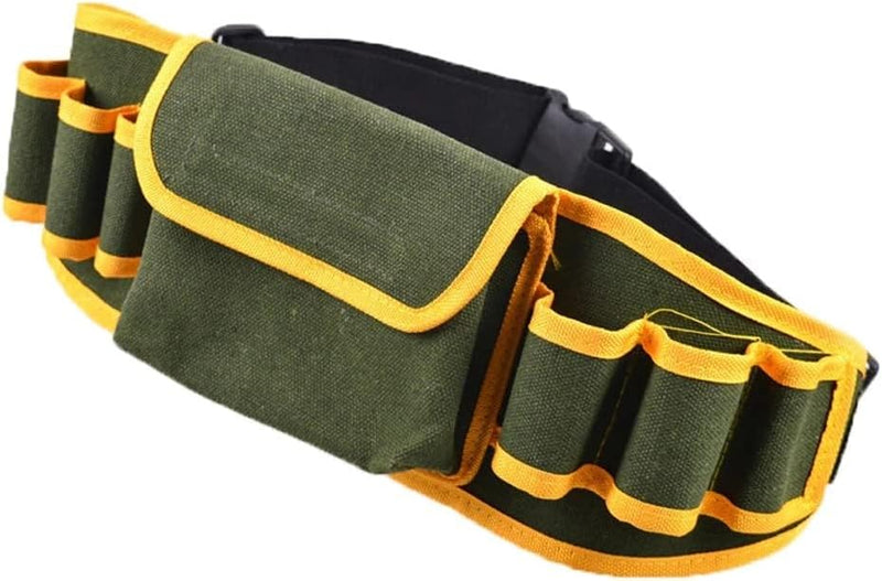 Waist Canvas Tool Belt Heavy Duty Multipurpose for Tools of Electrician All Technician (L-500mm X 155mm)