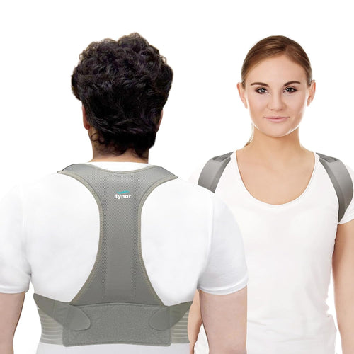 Posture Corrector Belt Grey Large Adjustable Back Support