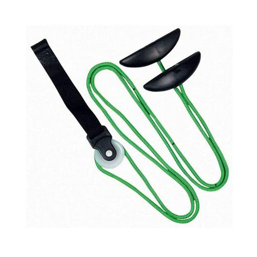 SPANCARE PHARMACEUTICALS Pulley with Rope and Door Strap, Easy to Use Exercise Equipment for Frozen Shoulder and Hand/Arm Exercise Material Nylon Plastic Colour Green and Black