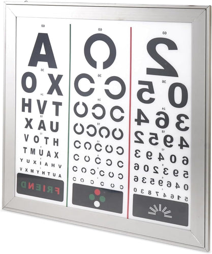 SPANCARE PHARMACETUICALS LED Vision Chart with 2 Languages, 9.8 ft
