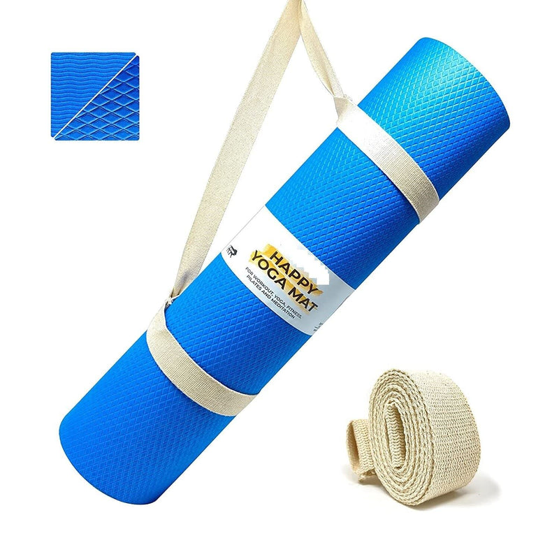 Spancare Yoga mat for Women and Men, EVA Material 6mm Extra Thick and with Carry Bag