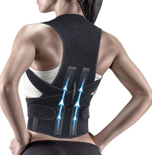Spancare Posture Corrector for Men and Women | Back Brace Provides Pain Relief for Neck