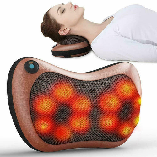 Spancare Electronic Neck Cushion Full Body Massager Pillow with Heat for Pain Relief