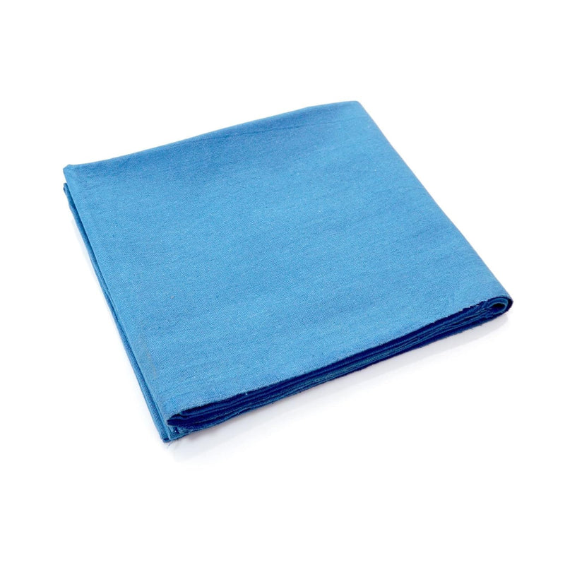 SPANCARE PHARMACEUTICALS Reusable Cotton Plain Drape Sheet (Size: 36Inch X 36Inch, Colour: Blue)-1