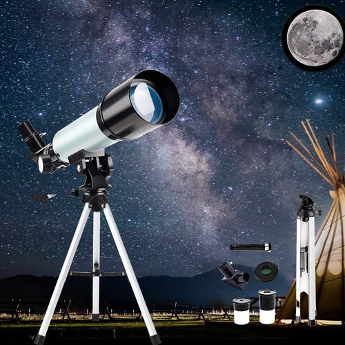 Spancare Telescope Zoom 90X HD Focus Astronomical Refractor with Portable Tripod Stand