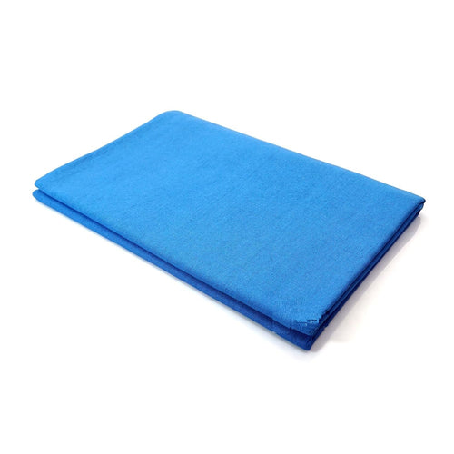 SPANCARE PHARMACEUTICALS Reusable Cotton Plain Drape Sheet (Size: 36Inch X 54Inch, Colour: Blue)-1