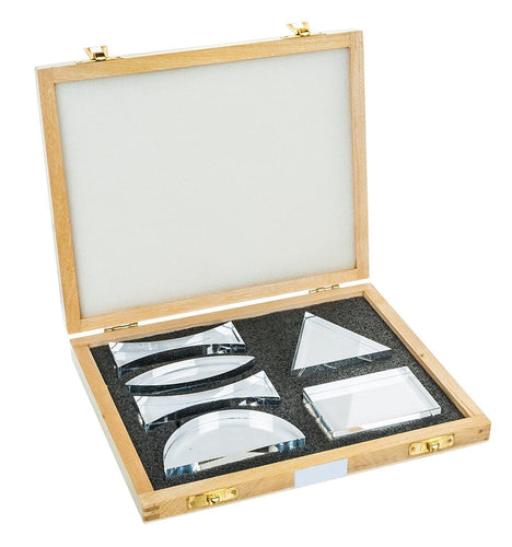 Spancare Premium Acrylic Prisms, Set of 6, Different Shapes, Supplied in Wooden Box