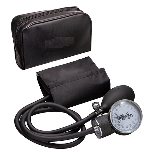 Spancare Blood Pressure Monitor Sphygmomanometer Aneroid Type Manual BP Monitor (Black)