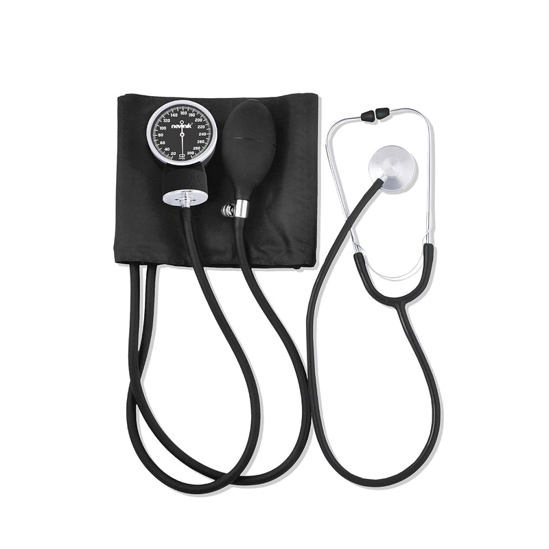 Aneroid Sphygmomanometer BP Monitor with Free Basic Stethoscope, Adult Cuff & Carrying Case | Manual Blood Pressure Monitor for Home, Clinic & Hospital Use | Made in India
