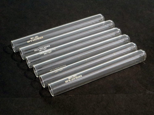 Spancare Glass Test Tubes Borosilicate with Rim (15X 125mm) - Pack of 6 Autoclavable