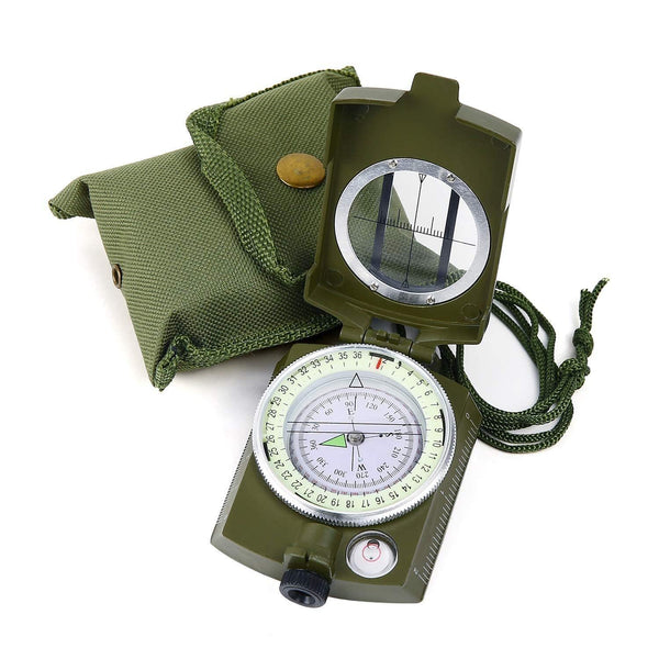 Spancare Compass, High Accuracy Waterproof Military Compass with Carrying Bag, Waterproof