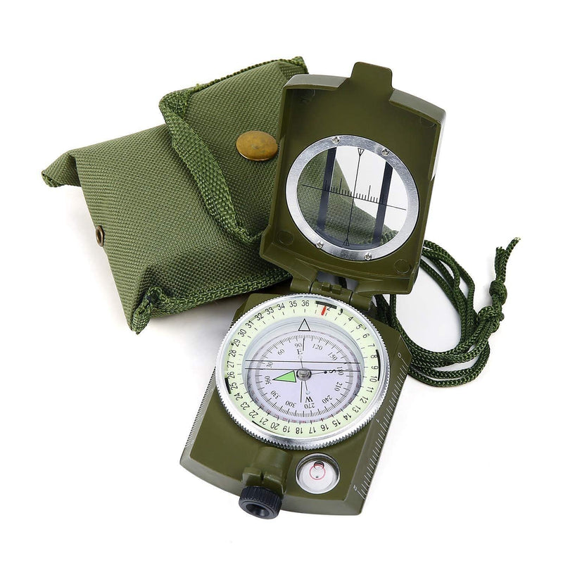 Spancare Compass, High Accuracy Waterproof Military Compass with Carrying Bag, Waterproof