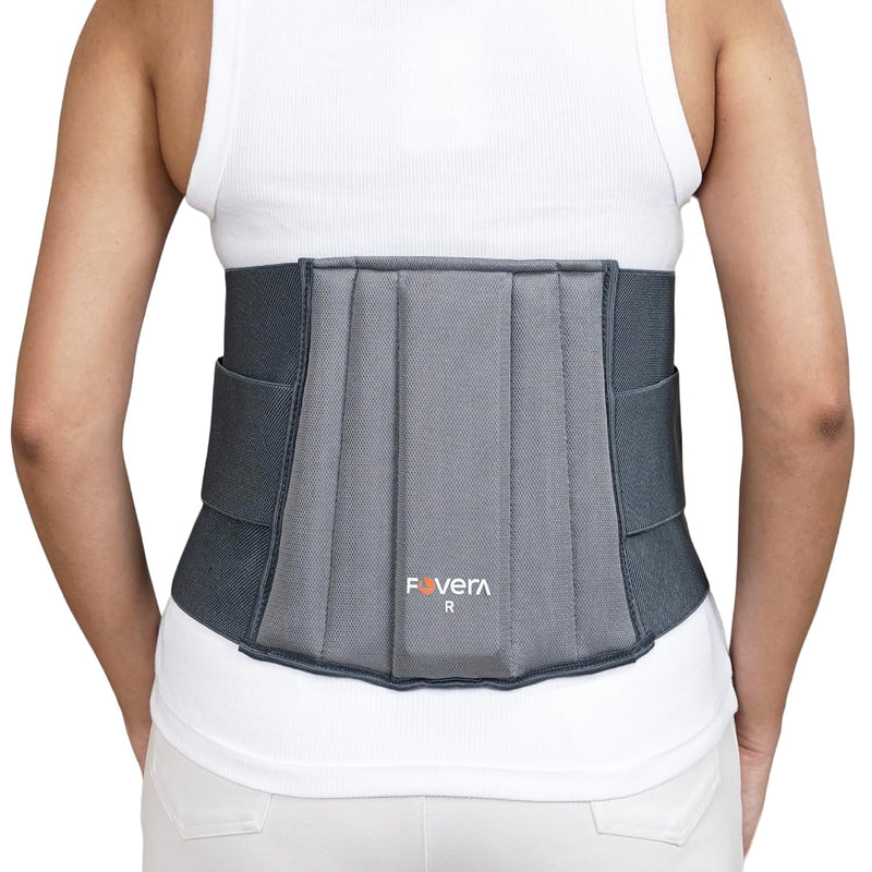 Lumbo Sacral Support Belt – Daily Wear Back Brace for Sprains, Strains & Spasms | Comfortable Double Strapping for Lumbar Spine Relief | For Men and Women (Regular, 1 Unit)