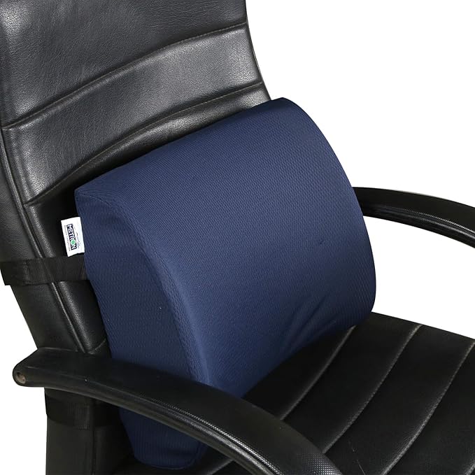 METRON- Chair Lumbar Support Back Cushion Lower Back Pain Relief for Computer Office Study Recliner Wheel Chair Car Seats