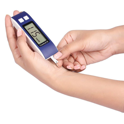 Control D Blue Glucometer Combo with 25 Strips