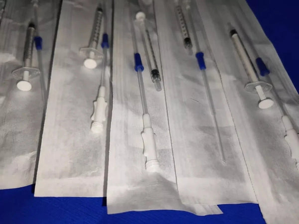 IUI Cannula kit (17 cm) Intra Uterine Insemination device 50 Pieces